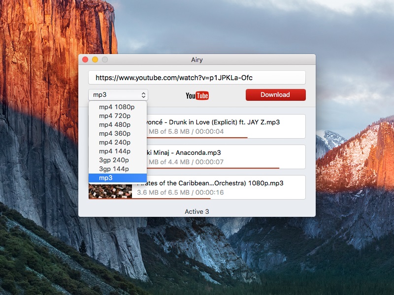 conversion and downloading will depend upon your network speed