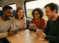 Bonding Over Games on Train Journeys Bonding Over Games on Train Journeys