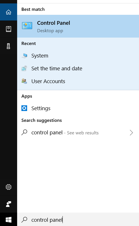 Simply Type control Panel